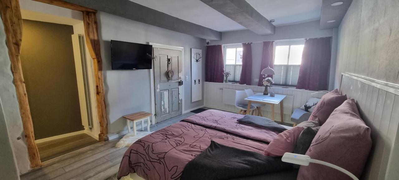 Ferienwohnung Zum Hirschen 哈茨边的赫茨伯格 外观 照片